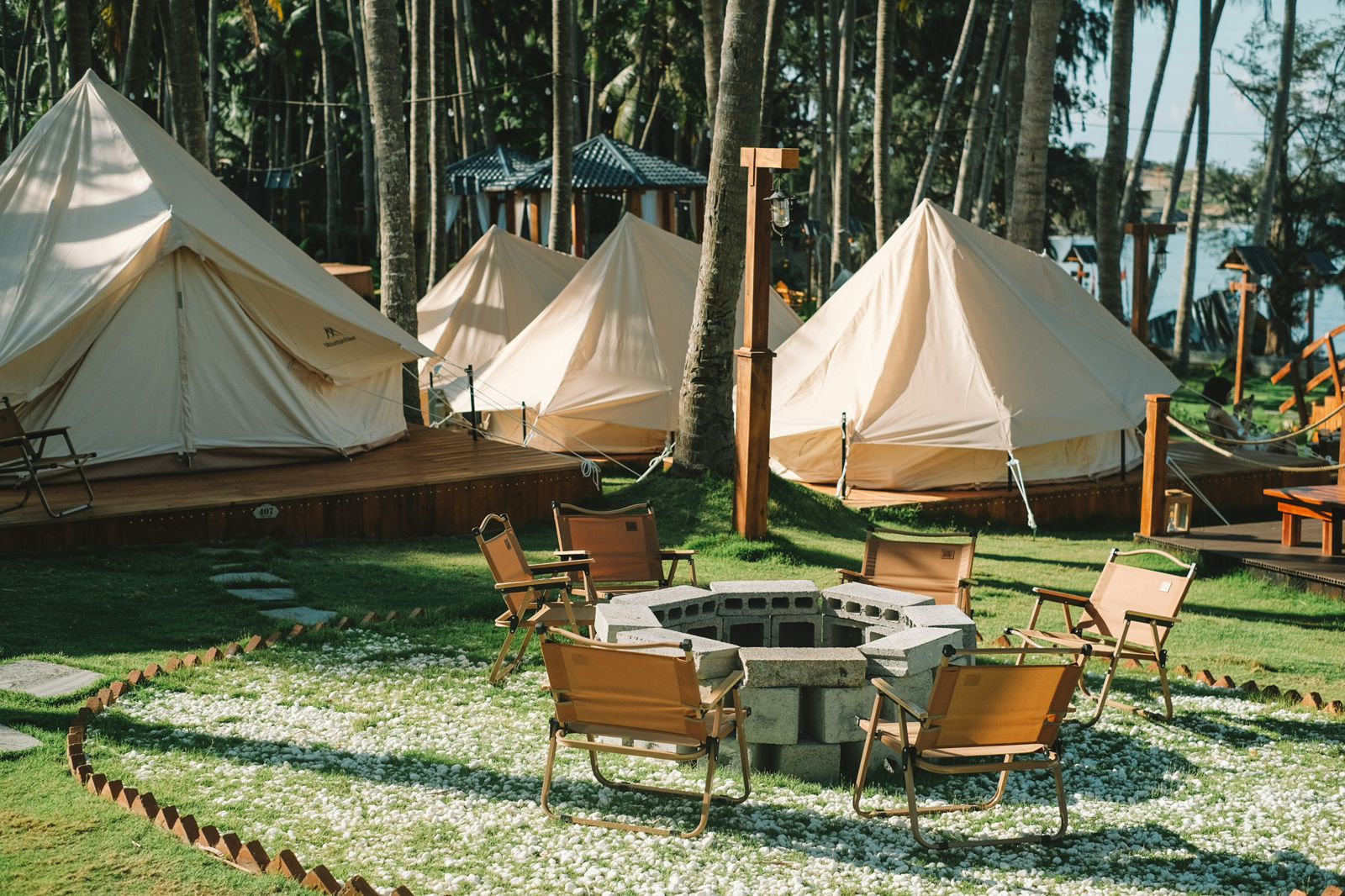 Eco-glamping en la naturaleza